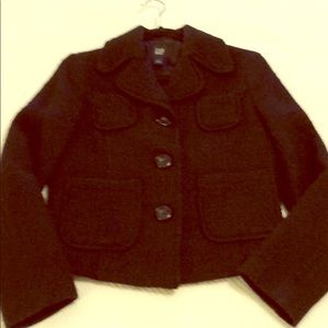 GAP Black Boucle Jacket Small